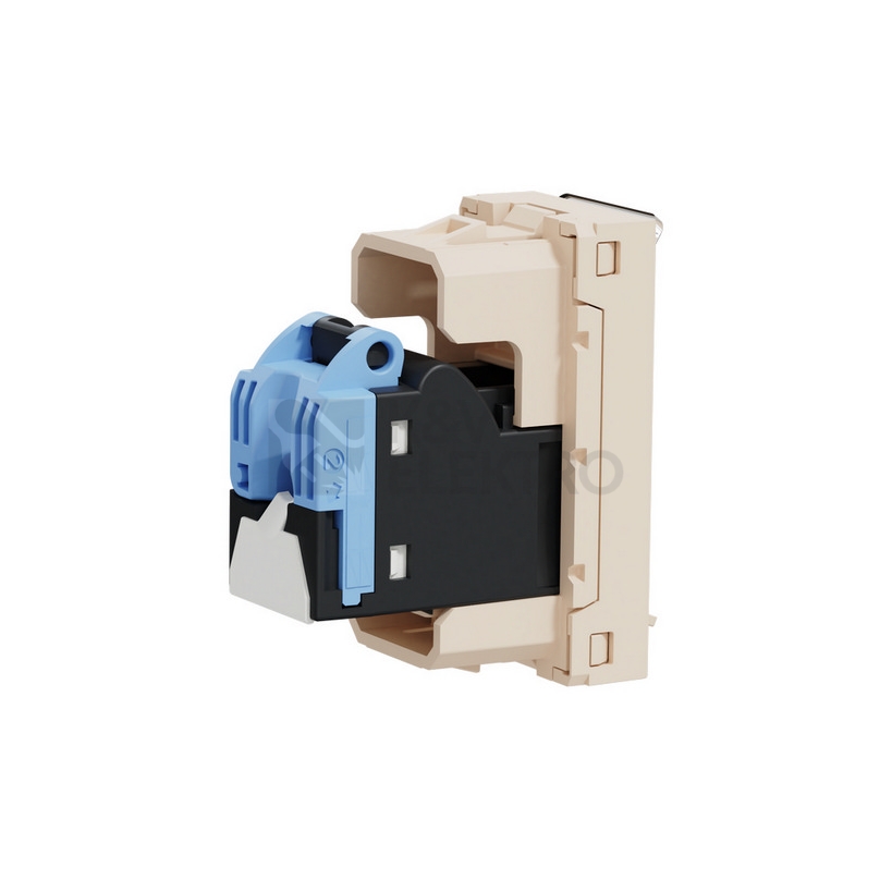 Obrázek produktu Schneider Electric Nová Unica datová zásuvka RJ45 kat.6 UTP béžová NU341444 1modul 2