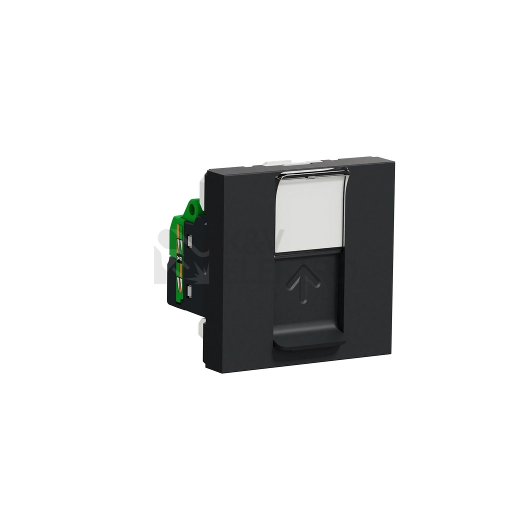 Obrázek produktu Schneider Electric Nová Unica datová zásuvka RJ45 kat.6 UTP antracit NU341554 0