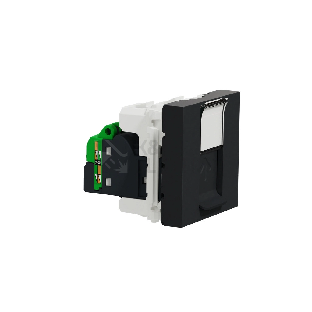 Obrázek produktu Schneider Electric Nová Unica datová zásuvka RJ45 kat.6 UTP antracit NU341554 1