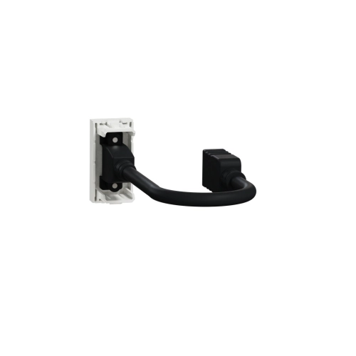 Schneider Electric Nová Unica zásuvka HDMI bílá NU343018 1modul (obrázek 4)
