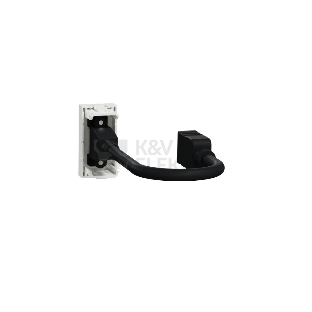 Obrázek produktu Schneider Electric Nová Unica zásuvka HDMI bílá NU343018 1modul 3