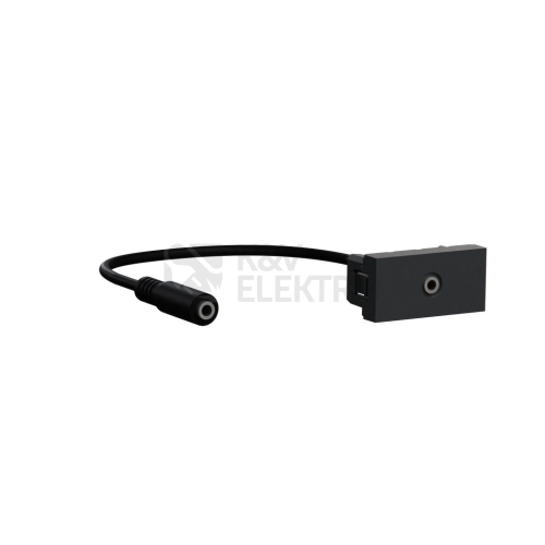 Schneider Electric Nová Unica jack audio 3,5mm konektor NU343354 1M Antracit