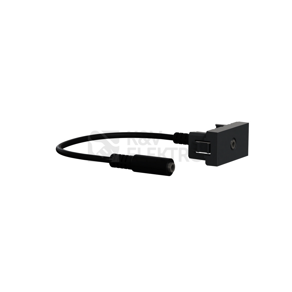 Obrázek produktu  Schneider Electric Nová Unica jack audio 3,5mm konektor NU343354 1M Antracit 1