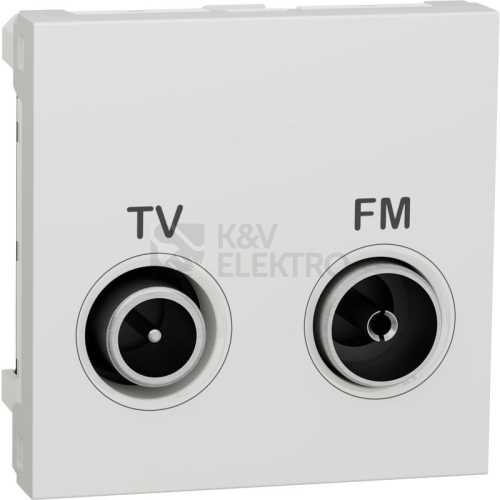 Schneider Electric Nová Unica televizní zásuvka TV+R individuální bílá NU345118