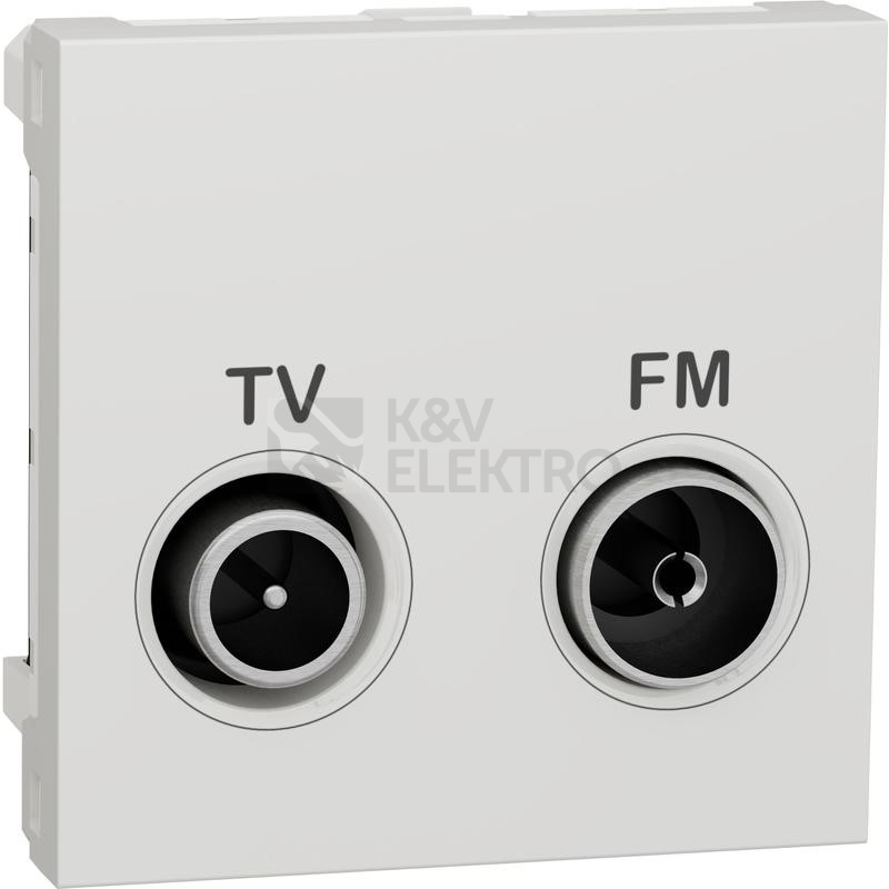 Obrázek produktu Schneider Electric Nová Unica televizní zásuvka TV+R individuální bílá NU345118 0