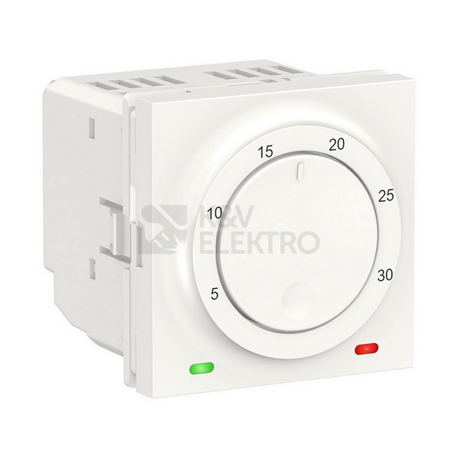 Obrázek produktu Schneider Electric Nová Unica termostat otočný bílý NU350118 0