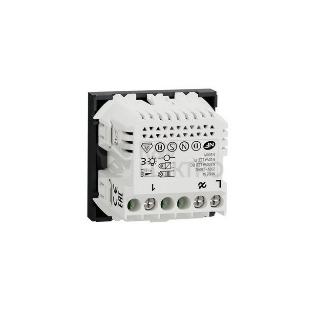 Obrázek produktu  Schneider Electric Nová Unica otočný stmívač univerzální pro LED zdroje 230V antracit NU351454 3