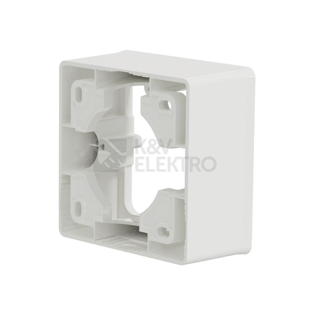 Obrázek produktu Schneider Electric Nová Unica nástěnná krabice jednonásobná bílá NU800218 2