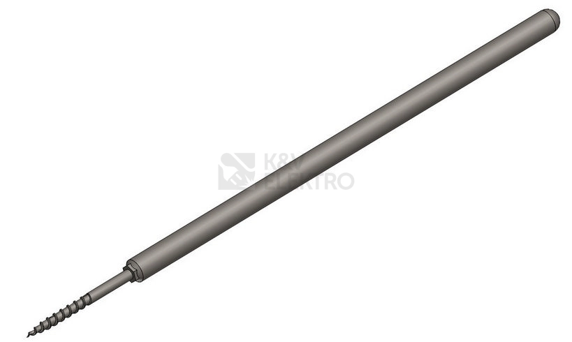 Obrázek produktu Jímací tyč bez osazení 1000mm D T TECHNIC JD 20 FeZn 100030 0