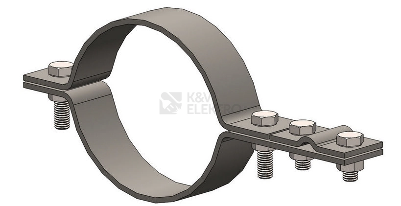 Obrázek produktu Svorka na okapové potrubí 100-110mm D T TECHNIC ST 100 FeZn 103290 0