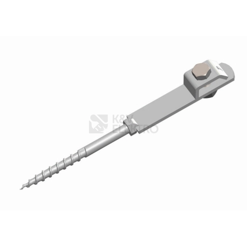Podpěra vedení do zdi na hmoždinku 6x50 měď D T TECHNIC PV 01 H Cu 310036