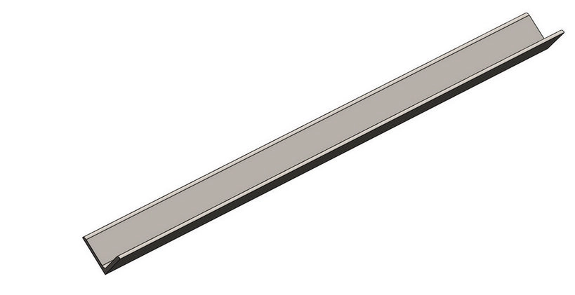 Ochranný úhelník 1700mm D T TECHNIC OU 17 nerez 443000