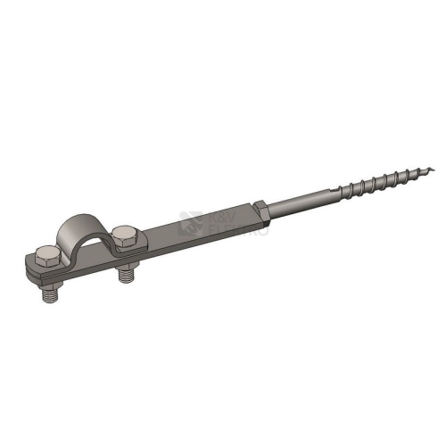 Držák trubky a jímače průměr 18-20 s vrutem 8x100mm D T TECHNIC DOT vrut 100 nerez 443050
