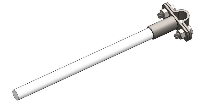 Izolační tyč pro jímací tyč 1000mm D T TECHNIC IZT-J 1000 450025