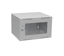Obrázek produktu Nástěnný datový rozvaděč 19" výška 6U (356mm) H=450mm Š=520mm šedý Solarix SENSA-L-6U-545-11-G 0