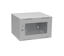 Obrázek produktu Nástěnný datový rozvaděč 19" výška 6U (356mm) H=450mm Š=520mm šedý Solarix SENSA-L-6U-545-11-G 0