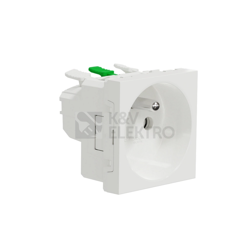 Obrázek produktu Schneider Electric Nová Unica zásuvka bílá balení 10ks + poukázka 100 Kč NU305918X10 1