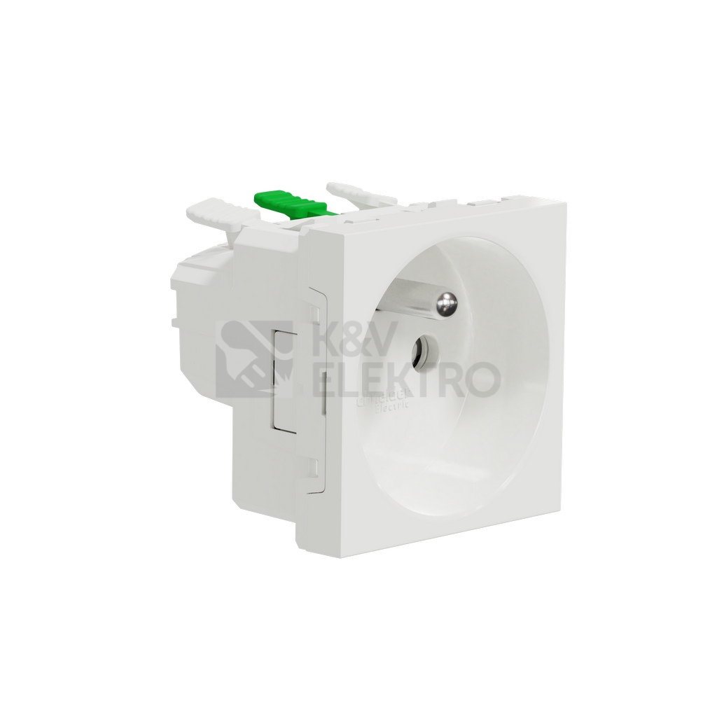 Obrázek produktu  Schneider Electric Nová Unica zásuvka bílá balení 10ks + poukázka NU305918X10 1