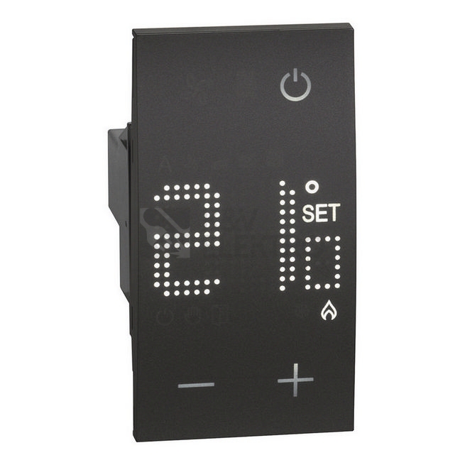 Obrázek produktu Bticino Living now pokojový termostat černý KG4441 0