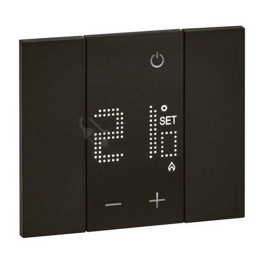 Obrázek produktu Bticino Living now pokojový termostat černý KG4441 1