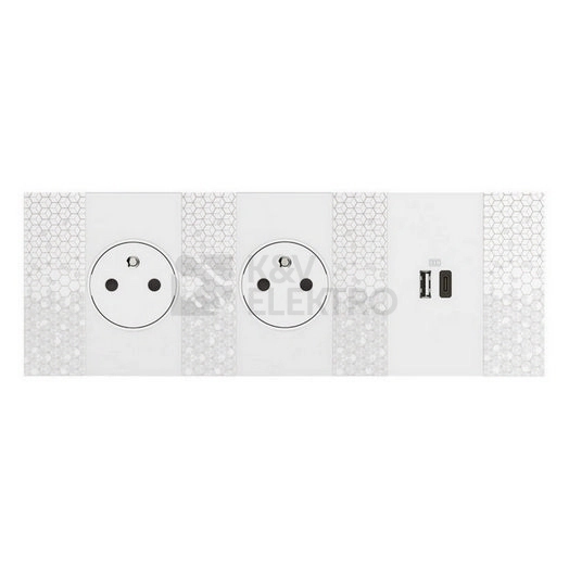 Obrázek produktu Bticino Living now krytka nabíječky USB 2 moduly bílá KW12C 1