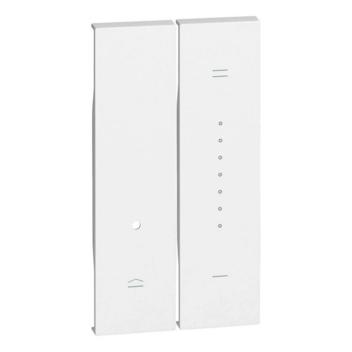 Bticino Living now krytka univerzálního stmívače 2 moduly bílá KW19