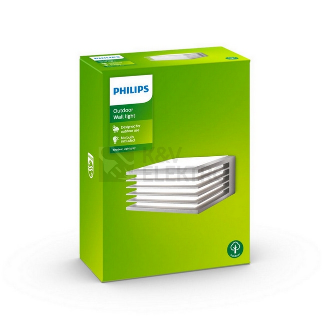 Obrázek produktu Venkovní svítidlo Philips SHADES GREY 15W E27 IP44 0