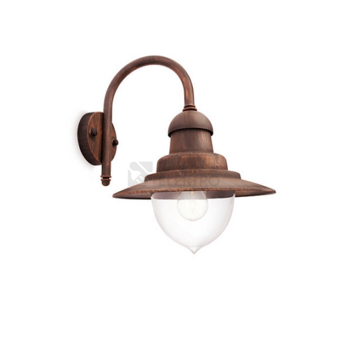 Venkovní nástěnné svítidlo Philips Raindrop E27 60W IP44 rez