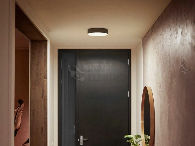 Obrázek produktu Bluetooth LED stropní svítidlo Philips Hue Enrave S 41158/30/P6 černá 9,6W 2200-6500K s dálkovým ovladačem 2
