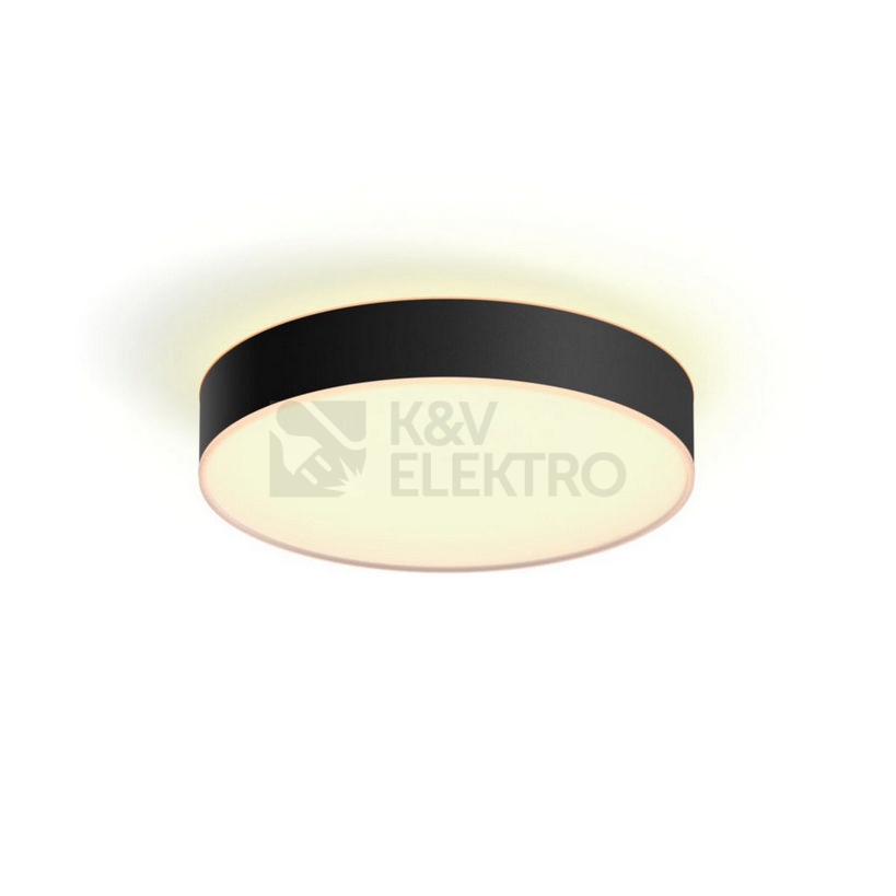 Obrázek produktu  Bluetooth LED stropní svítidlo Philips Hue Enrave M 41159/30/P6 černá 19,2W 2200-6500K s dálkovým ovladačem 0