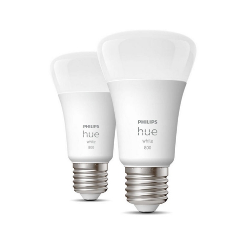 LED žárovka E27 Philips Hue 2ks 9W (60W) teplá bílá (2700K) stmívatelná