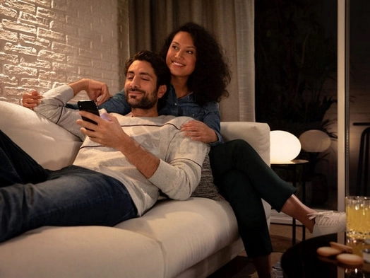 Obrázek produktu LED žárovka GU10 Philips Hue 2ks 4,2W (50W) White Ambiance (2200-6500K) stmívatelná 3