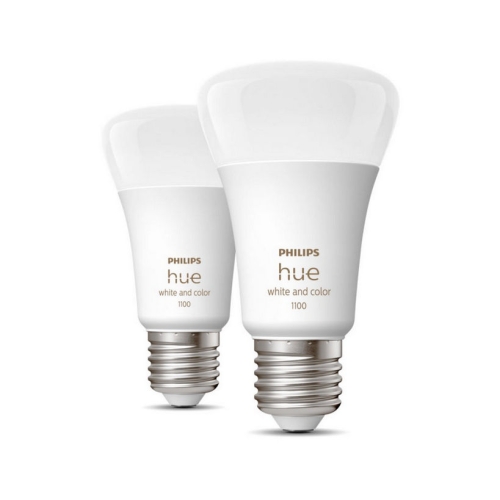 LED žárovka E27 Philips Hue 2ks 9W (75W) White and Color Ambiance (2000-6500K/RGB) stmívatelná