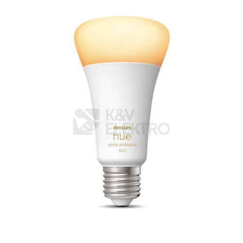 LED žárovka E27 Philips Hue 13W (100W) White Ambiance (2200-6500K) stmívatelná