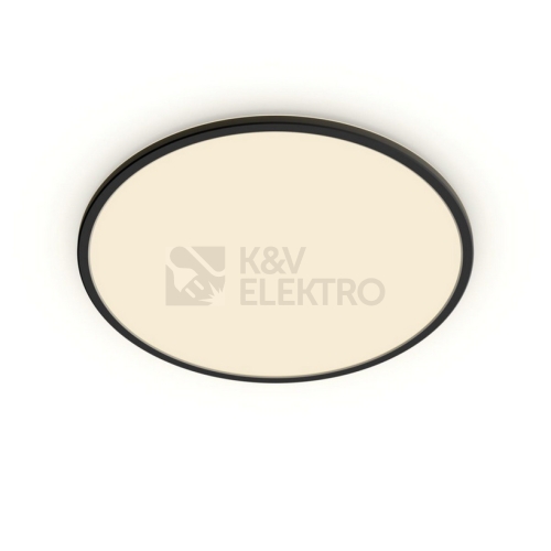 Stropní LED svítidlo Philips SUPERSLIM CL550 22W 2700K černá