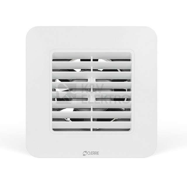 Obrázek produktu Axiální koupelnový ventilátor O.ERRE UNICO C BB 10/4 T 100mm zpětná klapka časový doběh 0