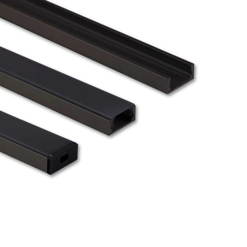Přisazený hliníkový profil černý PG2 16x8mm s černým difuzorem 2m McLED ML-761.023.74.2 (obrázek 5)