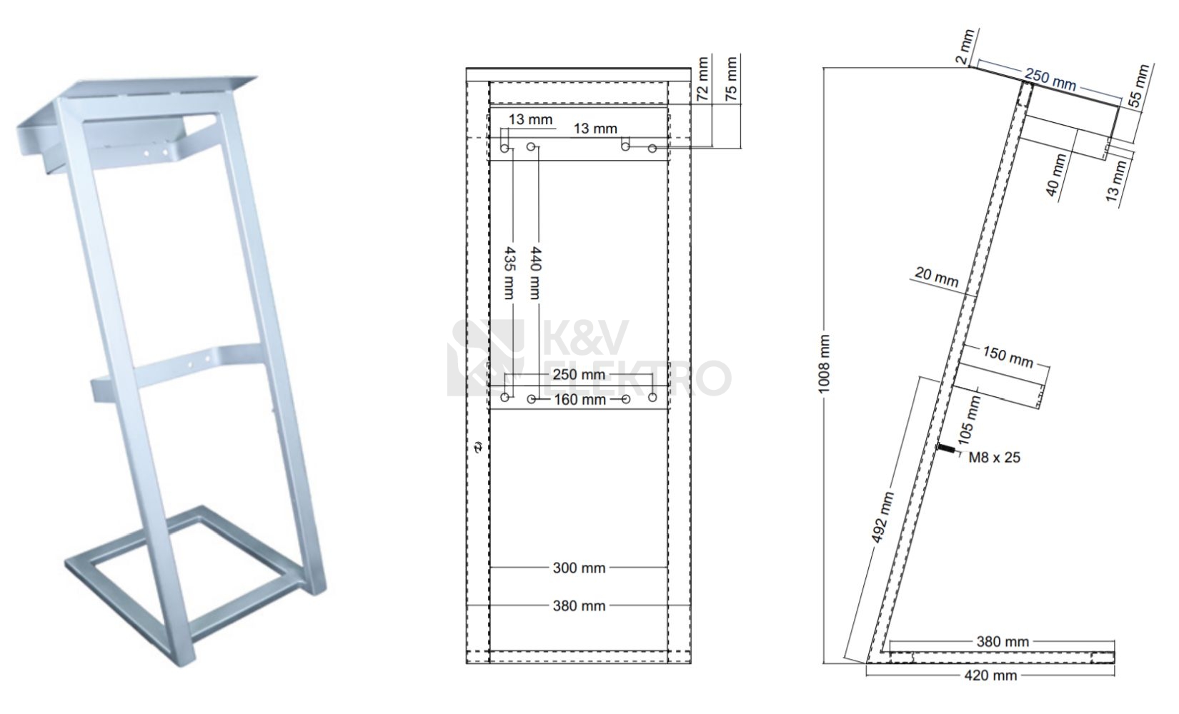 Obrázek produktu  Elektroměrový staveništní rozvaděč SK 53 2973 E.03
 1