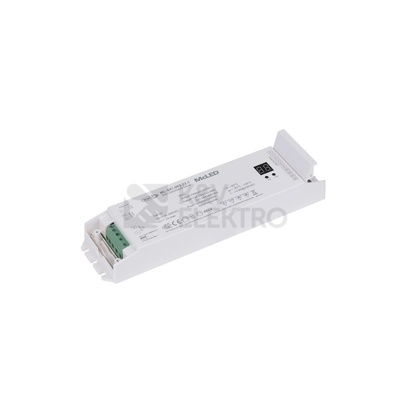 Obrázek produktu Napájecí zdroj McLED ML-941.003.22.1 100W 24VDC DALI nebo tlačítko 1