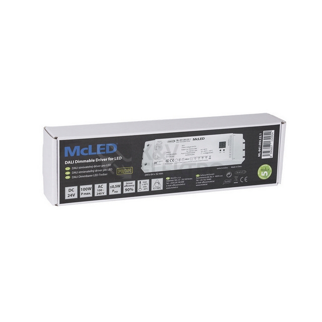 Obrázek produktu  Napájecí zdroj McLED ML-941.003.22.1 100W 24VDC DALI nebo tlačítko 3