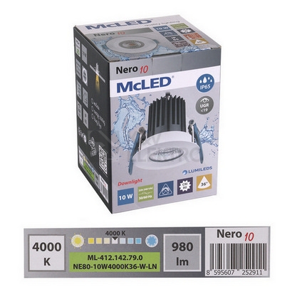Obrázek produktu Podhledové LED svítidlo McLED Nero 10W 4000K IP65 ML-412.142.79.0 5