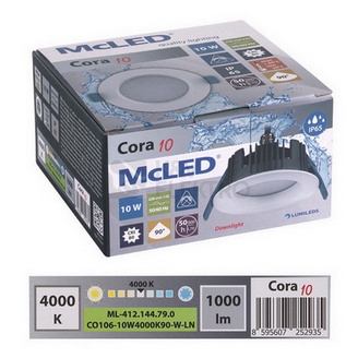 Obrázek produktu LED podhledové svítidlo McLED Cora 10 10W 4000K IP65 ML-412.144.79.0 5