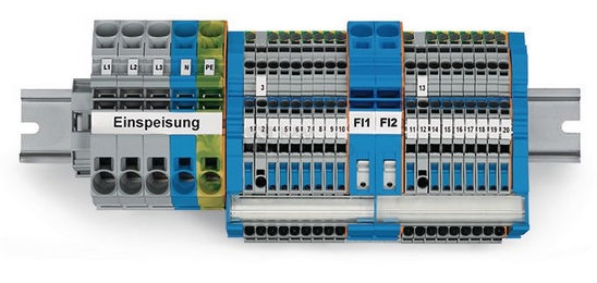 Obrázek produktu Sada řadových svorek WAGO TopJobS 821-122 pro hlavní rozvaděč FI 0