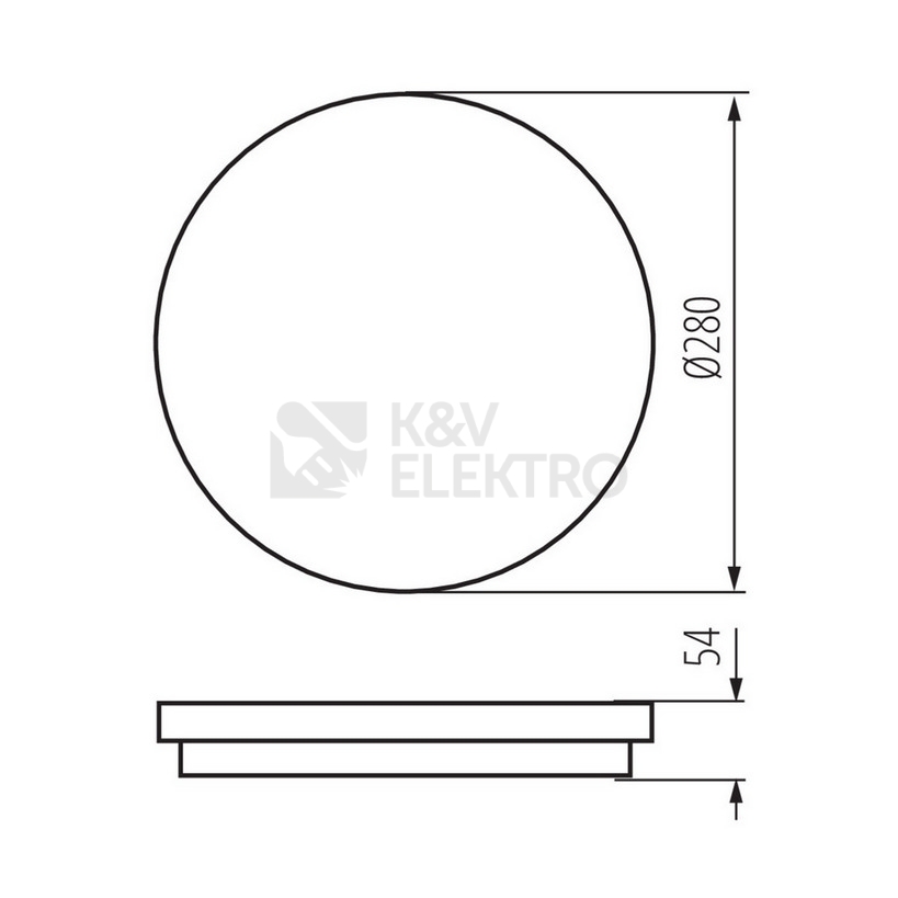 Obrázek produktu LED svítidlo s čidlem Kanlux STIVI LED 24W-NW-O-SE IP65 4000K neutrální bílá 35001 6