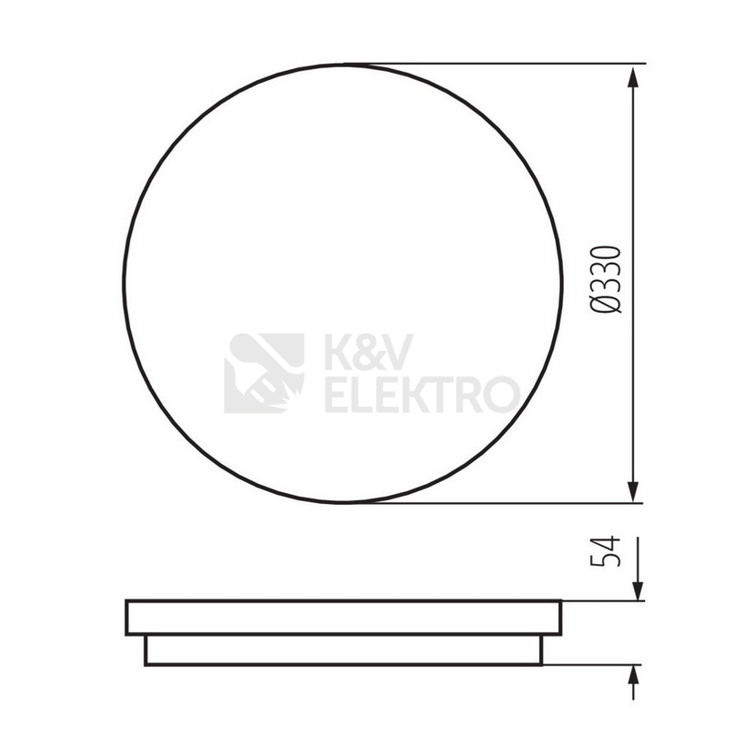 Obrázek produktu LED svítidlo s čidlem Kanlux STIVI LED 36W-NW-O-SE IP65 4000K neutrální bílá 35003 7