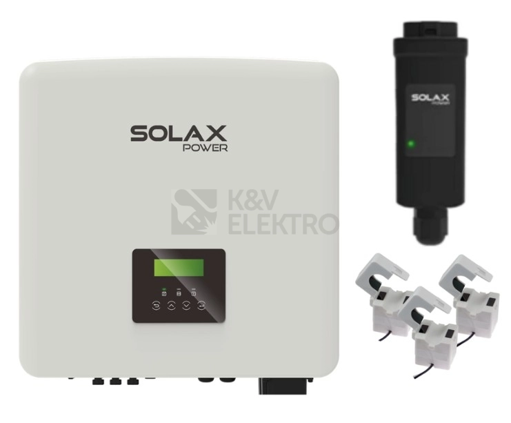 Obrázek produktu Třífázový hybridní měnič Solax X3-Hybrid G4 15kW WiFi+LAN 0