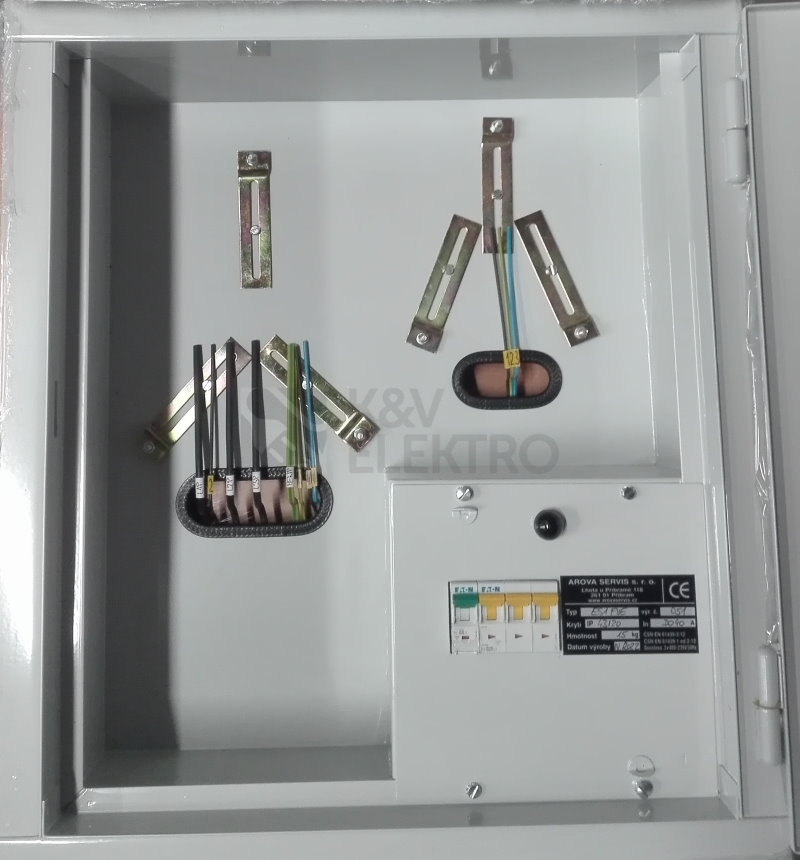 Obrázek produktu  Elektroměrový rozvaděč AROVA ES 1 FVE 25/3 pro fotovoltaiku PRE šedá 1