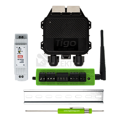  Tigo CloudConnect Advance Kit včetně TAP a zdroje na DIN lištu