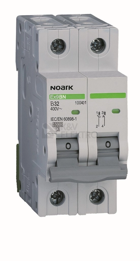 Obrázek produktu Jistič NOARK EX9BN 2P C63 6 kA 0