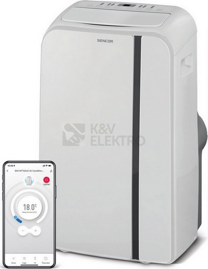 Obrázek produktu Mobilní klimatizace SENCOR SAC MT1240C WiFi s těsnící sadou ZDARMA 0